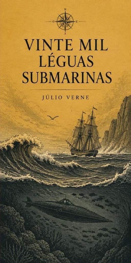 Capa de Vinte mil léguas submarinas